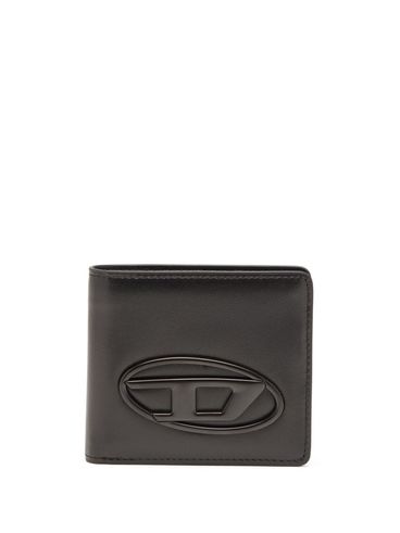 DIESEL - Holi-D bi-fold wallet in leather with logo plaque