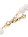 Pearl necklace with gold pendant