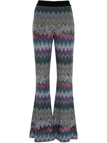 MISSONI - Pantaloni svasati con motivo zigzag