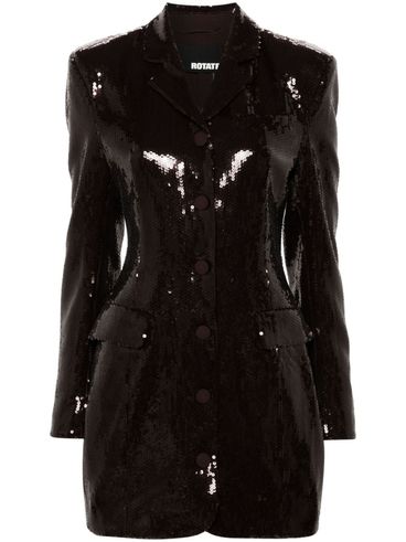 Sequin blazer-style mini dress