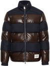 moncler - Short reversible Peclet puffer jacket in goose down