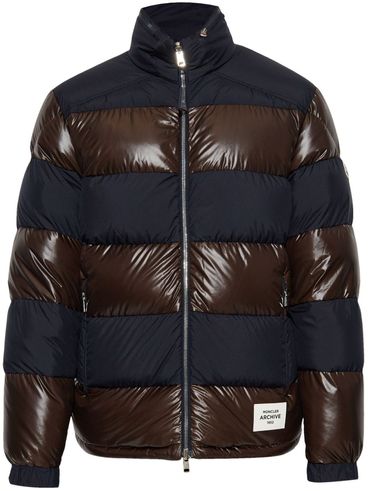 MONCLER - Short reversible Peclet puffer jacket in goose down