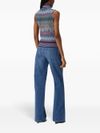 missoni - High neck zigzag knitted top - 1