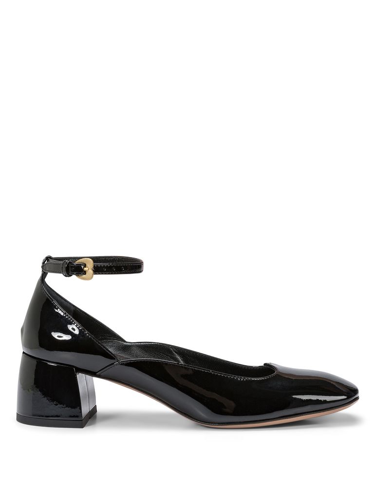 Shop A. Bocca Black Pumps With A Heart-shaped Neckline