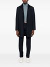 corneliani - Cappotto lungo impermeabile con spacco - 3