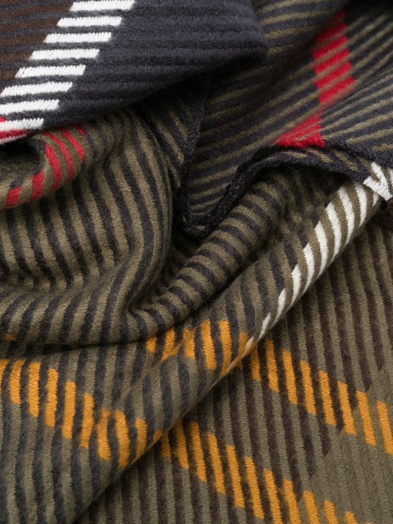 Shop Barbour Tn11 Classic Tartan Scarf In Multicolour