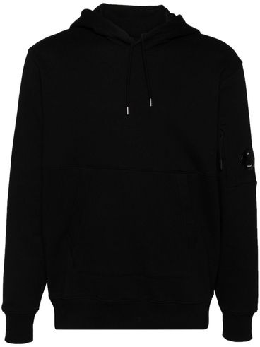 C.P. COMPANY - Cotton hoodie with logo