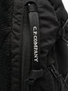 Crossbody backpack in nylon with lens logo