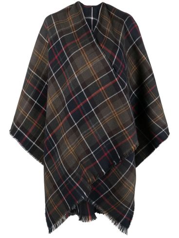 BARBOUR - Tartan wrap cape