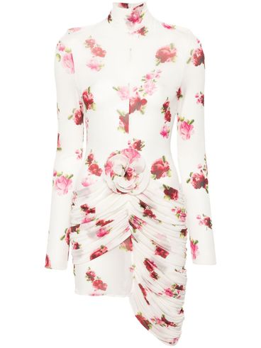 MAGDA BUTRYM - Draped floral print midi dress