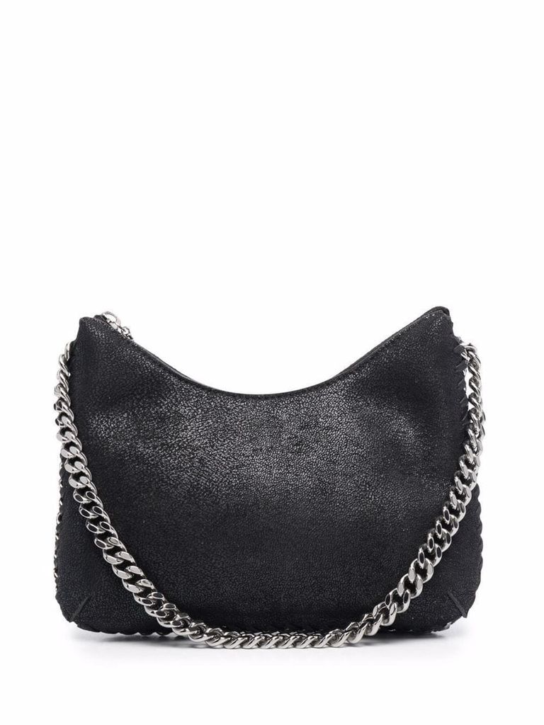 Shop Stella Mccartney Falabella Shoulder Bag In Black