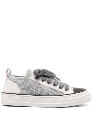 BRUNELLO CUCINELLI - Monili sneakers with chain