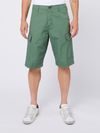 Shorts in cotone con tasche applicate