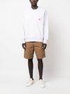 Cotton shorts with back pockets