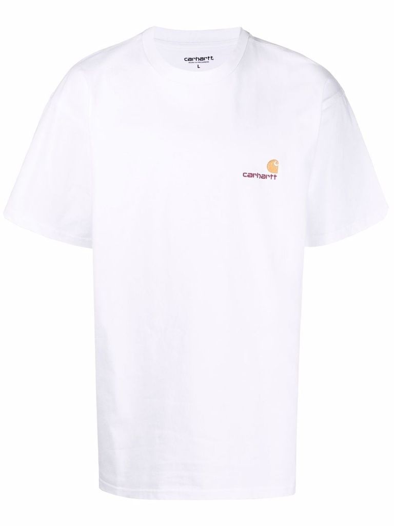 Shop Carhartt Crewneck T-shirt In Cotton In White