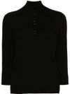 blugirl - Maglione fine a collo alto nero