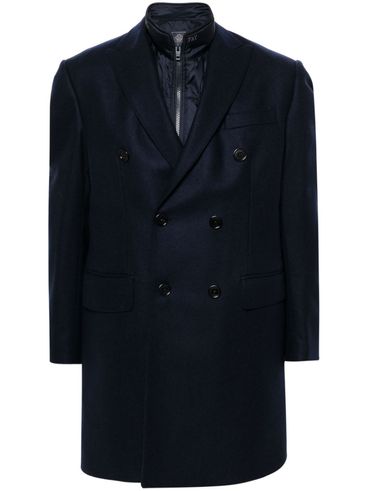 FAY - Wool and cashmere coat with vest