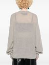 Wide raglan sleeve sweater