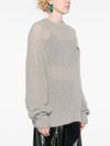 Wide raglan sleeve sweater