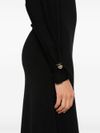 Boat neck knitted midi dress