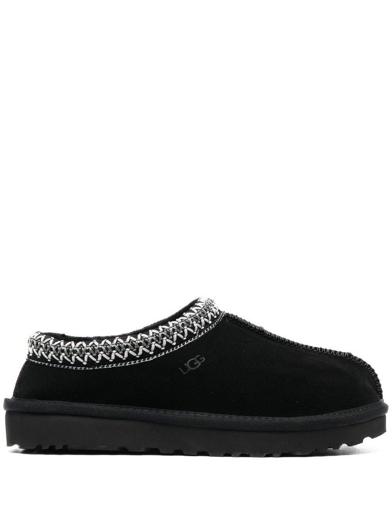 Shop Ugg Black Wrap-around Sleepers Sabot