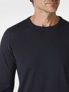 Long-sleeve crewneck sweater in merino wool