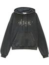 msgm - Studded logo hoodie