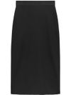 High-rise midi skirt