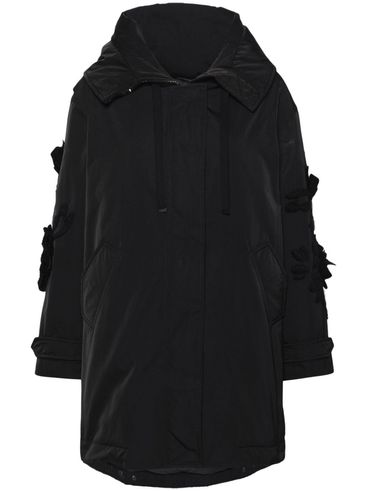 ERMANNO SCERVINO - Down jacket with floral appliqué