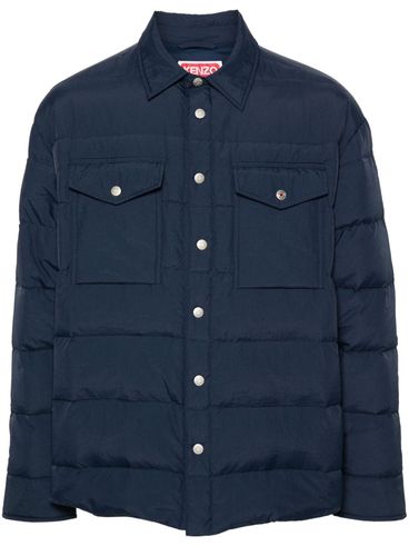 KENZO - Quilted nylon jacket with applied pockets