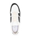 Sneakers H668 in pelle di vitello bianca