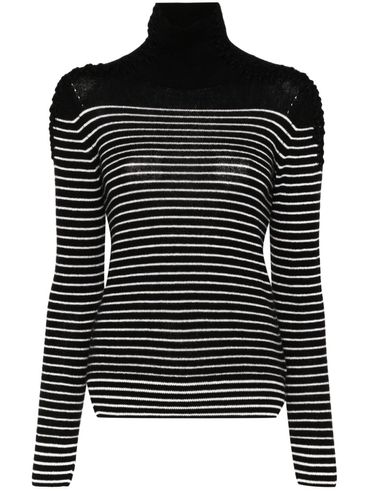 ERMANNO SCERVINO - Striped high-neck sweater