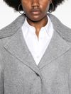 Gray felted coat