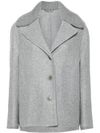 Cappotto grigio in feltro