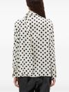 Camicia con stampa a pois all-over