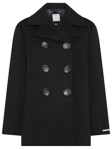 SPORTMAX - Cappotto doppiopetto con bottoni grandi