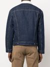 Denim jacket with wool-effect lining