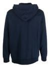 Blue cotton hoodie