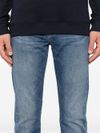 Jeans 502 in cotone effetto schiarito