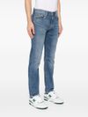 Jeans 502 in cotone effetto schiarito