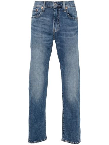 Jeans 502 in cotone effetto schiarito