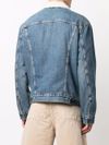 Denim jacket with wool-effect lining