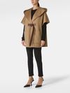 'Dorico' camel coat with pockets