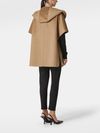 'Dorico' camel coat with pockets