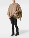 'Frine' fringed poncho