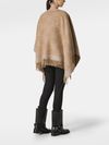 'Frine' fringed poncho