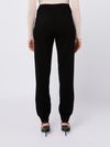 'Vacuo' black high-waist pants