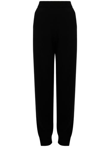 'Vacuo' black high-waist pants