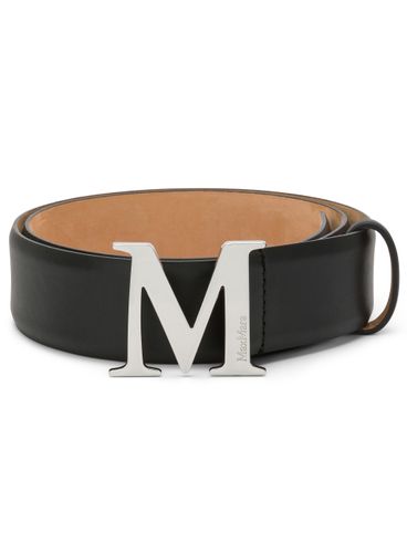 'MCLASSIC40' black belt with lettering buckle