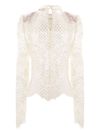 All-over crystal embellishment top